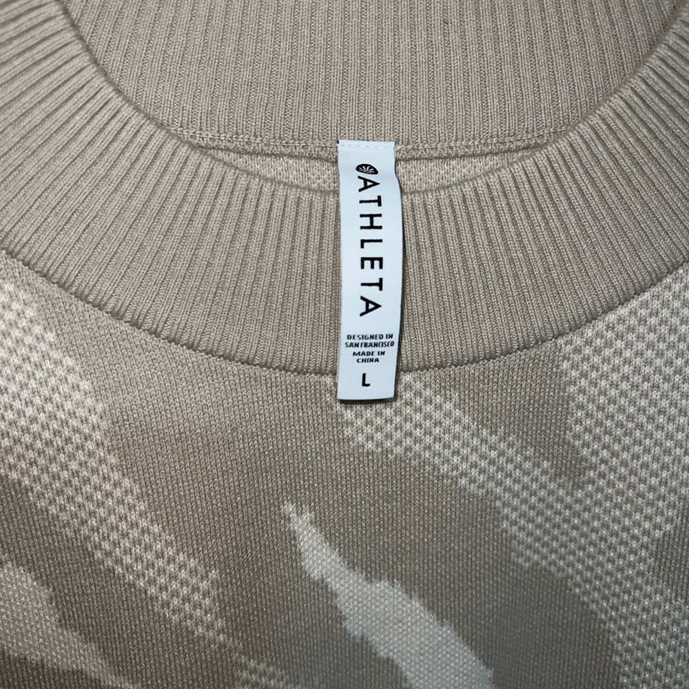 Athleta ivory Jacquard Sweater - Picture 2 of 4